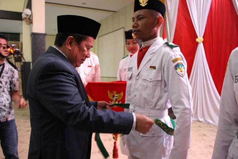  Malam Resepsi dan Pembubaran PASKIBRAKA HUT RI KE-74 